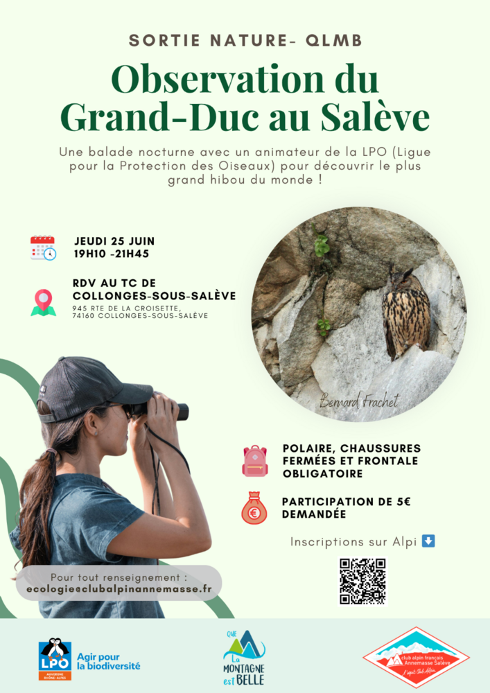 Soirée observation du Grand Duc Soirée observation du Grand Duc